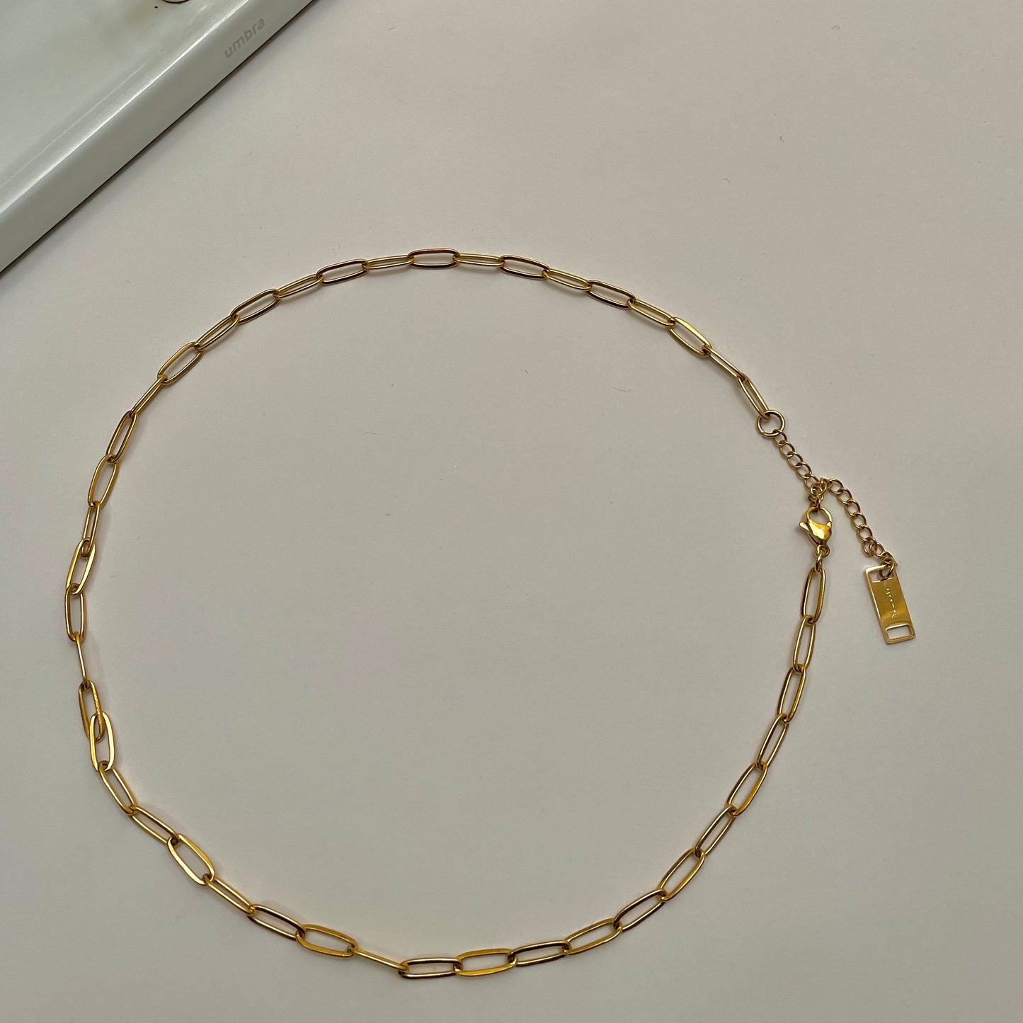 Paperclip Chain Necklace